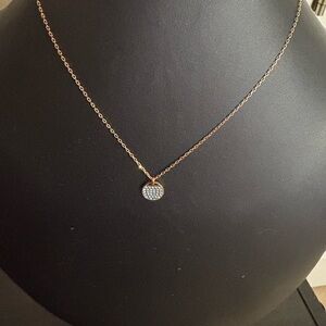 Swarovski Gold and Silver Pendant Necklace